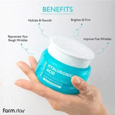 KOREAN FARM STAY HYALURONIC ACID SUPER AQUA CREAM - Hopshop